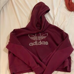 Adidas Maroon Hoodie